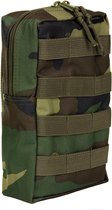 101inc Molle pouch Upright woodland camo