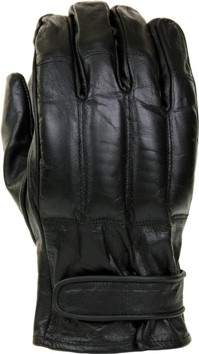 Fostex Garments - Leather fighter gloves (kleur: Zwart / maat: XXXL)