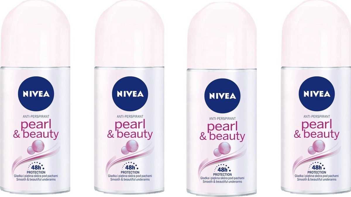 Goedkoopste NIVEA® Deo Roller - Pearl & Beauty 4 x 50 ml
