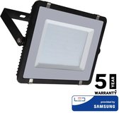 V-TAC Samsung series LED Schijnwerper - 100 Watt - 8000 Lumen - IP65 - Zwart - 5 jaar garantie
