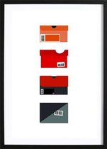 Nike Shoeboxes Poster (70x100cm) - Wallified - Abstract - Poster - Print - Wall-Art - Woondecoratie - Kunst - Posters