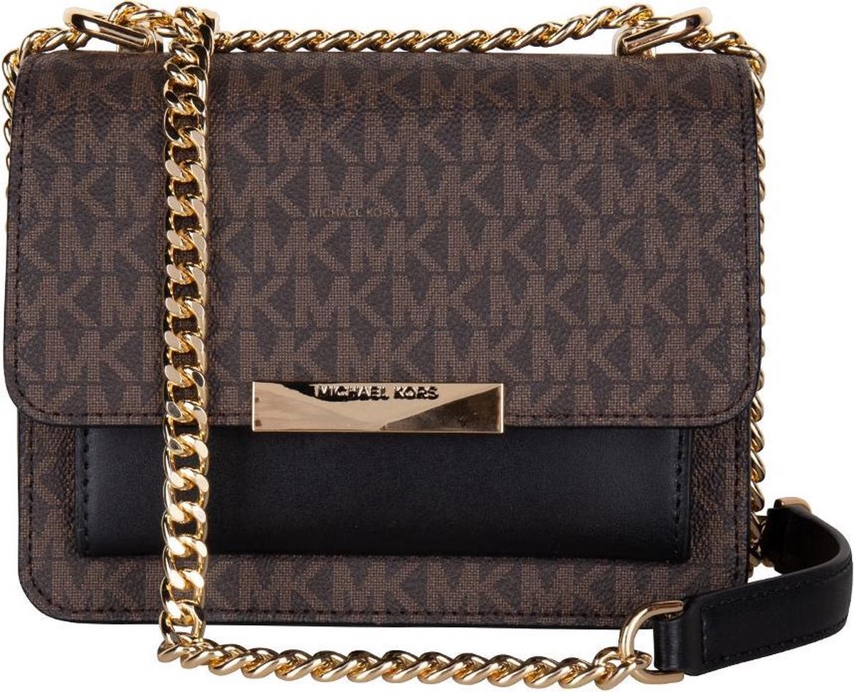 Michael Kors Jade Xs Gusset Crossbody Bruin