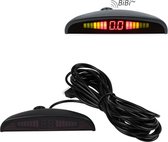 PZ-300-8 Parkeeromkering Omkeren Zoemer LED Monitor Parkeeralarm Assistentiesysteem met 4 * 7 m Sensoren voor en 4 * 2.5 m Sensoren achter