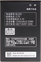 BL203 Oplaadbare lithium-ionbatterij voor Lenovo A278t / A66 / A365e / A278