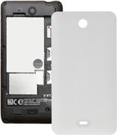 Frosted Surface plastic achterkant behuizing Cover voor Microsoft Lumia 430 (wit)