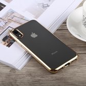 TOTUDESIGN Jane Series Electroplating TPU Case voor iPhone XR (goud)