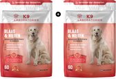 K9 laboratories Blaas en nieren - Hond - Duo pak - 120 stuks - bij blaasontsteking, blaasgruis, nierstenen, struviet, oxalaat, urinewegeninfecties