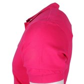 VDHT - Trendy Effen Heren Polo - Ongetailleerd - Fluo Roze