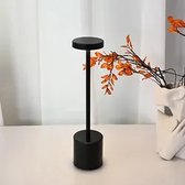 Tafellamp - Draadloos - Dimlicht - Touch - Oplaadbaar - Sfeerverlichting - Zwart - Modern Design