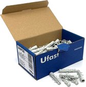 UFAST plug Ø 8 x 40 mm - Nylon - Universeel gebruik - Grijs - 100 stuks
