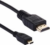 1,5 m Micro HDMI naar HDMI 19-pins kabel, 1,4 versie, ondersteuning voor 3D