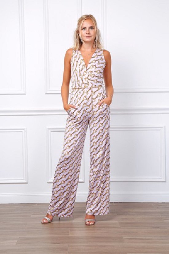 SUPERBE COMBINAISON EXCLUSIVE DE STYLE CARTIER AVEC CHAÎNE EN OR COMME CENTRE(S)