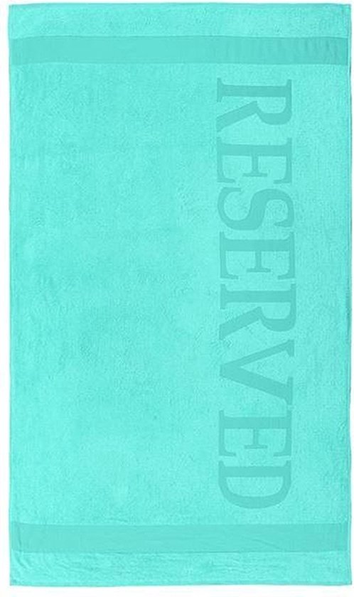 Zavelo Strandlaken Reserved Seagreen (100x180 cm) - Extra Groot - 100% Katoen - Heerlijk Zacht - Hoogwaardige Kwaliteit