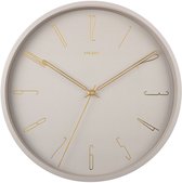Karlsson KA5808DW Horloge murale ronde Pure Small Bois foncé Marron D22 x 4,5 cm
