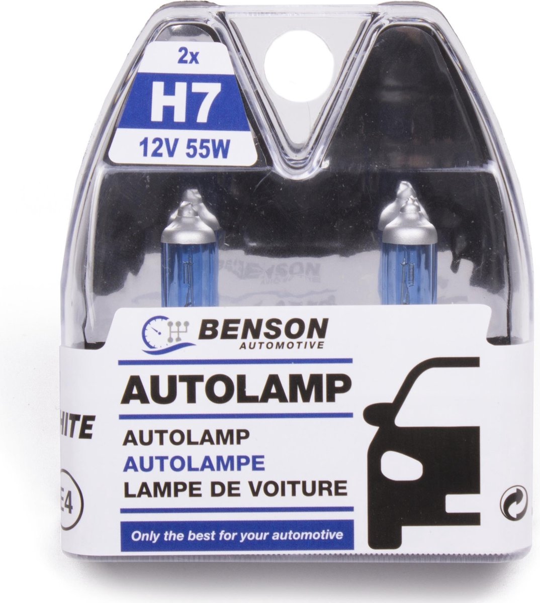 Ampoule pour voiture - H7 - Type de lampe : Halogène, Lampe H7 pour  voiture, Marque : OSRAM, Couleur : Blanc, Lentille : H7, Alimentation :  12V, Puissance : 55W, Par pièce.