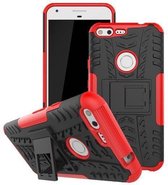 Google Pixel - Schokbestendige Back Cover Rood