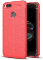 Litchi TPU Case - Xiaomi Mi A1 - Rood