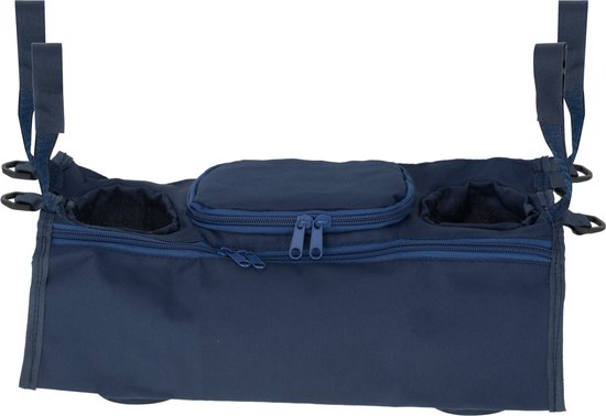 Ariko Kinderwagen organizer - buggy organizer - voor drinkfles - 4 zakken - ritssluiting - blauw van Ariko — afbeelding 4