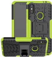 Schokbestendige Back Cover - Motorola Moto One Power (P30 Note) - Groen