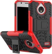 Motorola Moto E 4th gen Schokbestendige Back Cover Rood