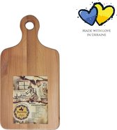 MAYSTERNYA Houten Snijplank - 35 x 18 x 1,5 cm - Snijplanken - keuken - Snijplank Hout - Keuken Accessoires - Vaderdag Cadeau - BBQ Accesoires - Pannenonderzetter - Vaderdag Cadeaupakket Geschenk - Bruin