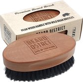 Bearddistrict Baardborstel XL | Voor een Volle, Gezonde & Schone Baard | 100% Natuurlijke Haren | Wild Boar Pure Bristles
