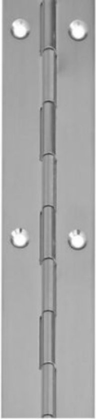 Pianoscharnier - Rvs - 1000x50x2,0mm | bol