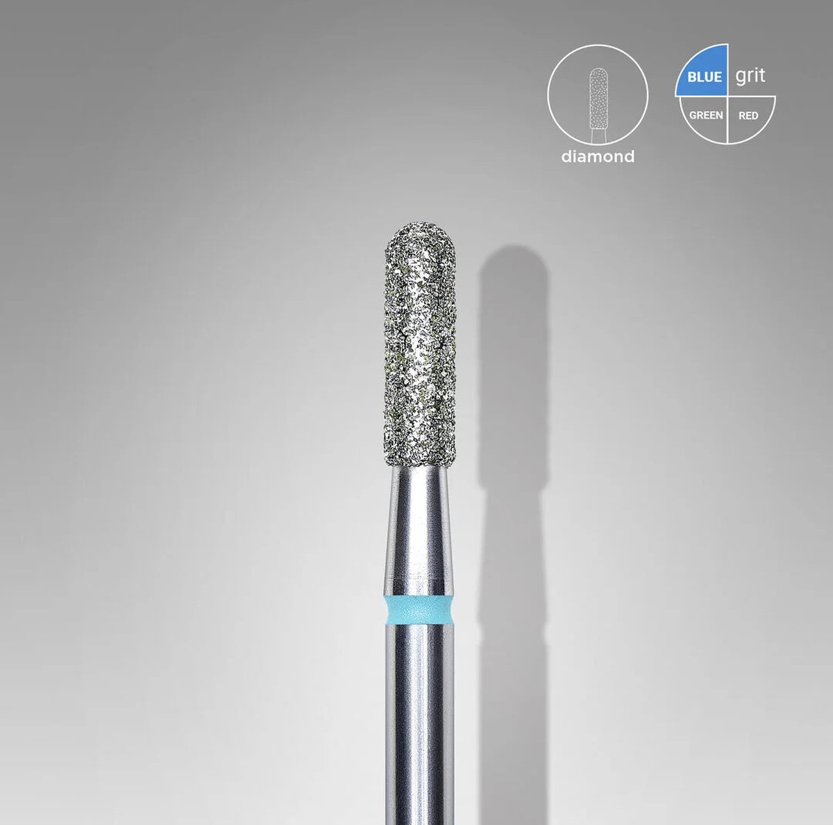Staleks - Diamant - Frees Bitje - “Cilinder-Rond” - Blue - 2.3 mm