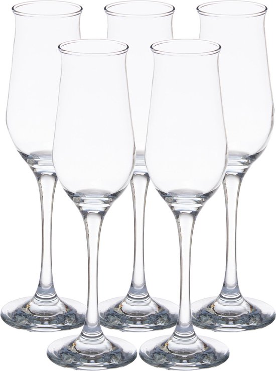 Pasabahce Prosecco/Champagneglazen - glas - set 12x stuks - 190 ml