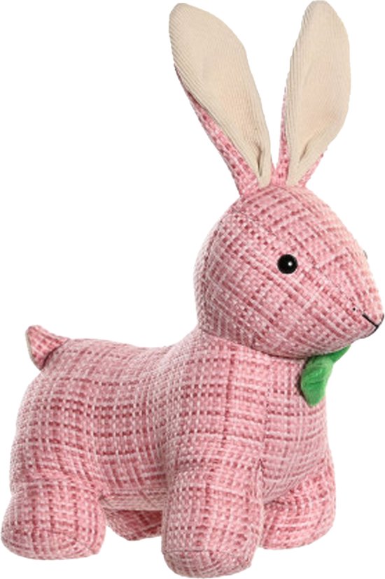 Cale-porte - poids 1 kilo - thème animal lapin - rose - 22 x 34 cm
