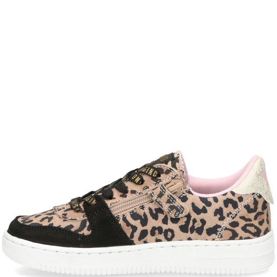 Vingino Lotte Low sneaker, Sneakers, Vrouwen, Maat 39, beige/bruin | bol.com