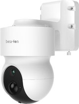 Beafon SAFER 2S Pro, IP-beveiligingscamera, Buiten, Draadloos, Amazon Alexa & Google Assistant, Plafond/muur, Wit