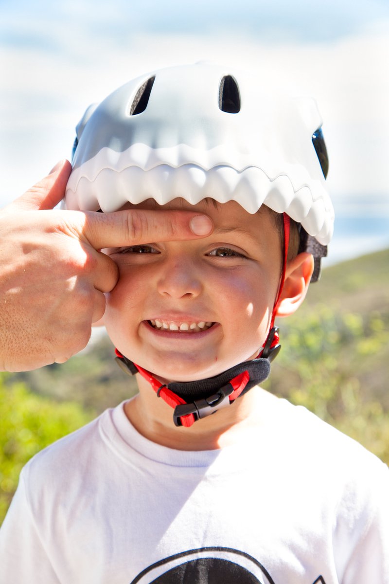 Casque de vélo enfant Girafe CrazySafety - Taille S (49-55 cm)