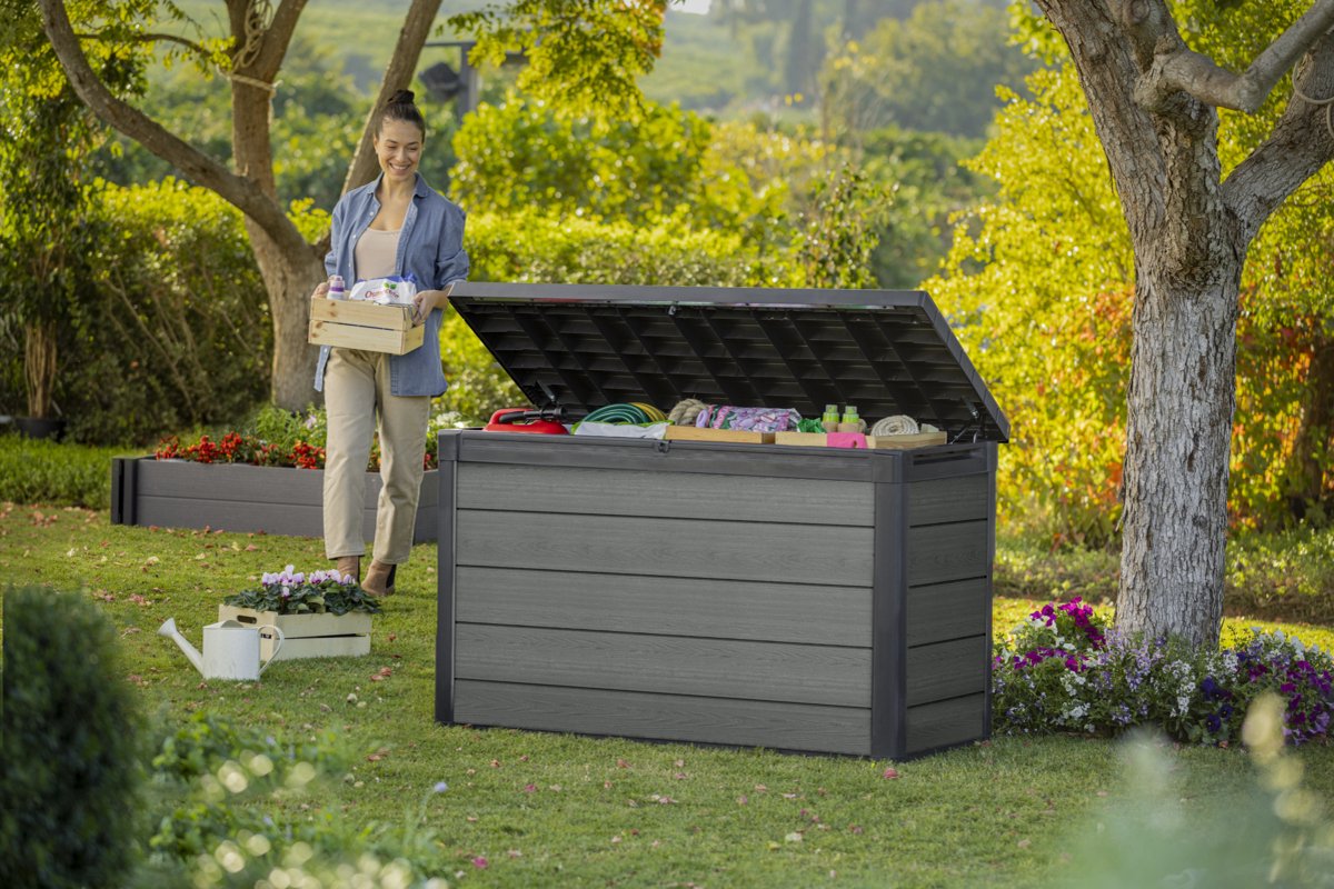 Keter Cortina Opbergbox - 757L - 151.7x72.5x90 cm - Grijs