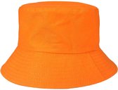 ASTRADAVI Bucket Hats - Bob - Chapeau de Soleil 100% Coton pour Femme, Homme - Oranje