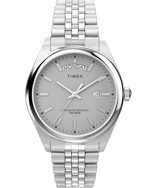 Timex Legacy TW2V67900 Horloge Staal Zilverkleurig O 41 mm bol