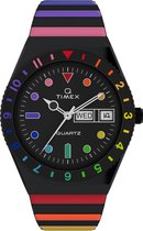 Timex Q Rainbow TW2V65900 Horloge - Staal - Multi - Ø 36 mm
