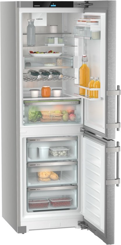 Liebherr SCNsdd 5253 Prime Vrijstaande Koelkast 332L No Frost Vriezer 103L LED Verlichting Zilver