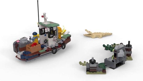 LEGO Hidden Side Set de construction Le bateau hanté 70419, jouet avec  application