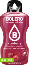Bolero Siropen - Sticks Cranberry 12 x 3g