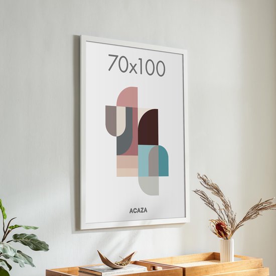 ACAZA Poster Lijst, grote Kader voor Foto's of Posters van 70 x 100 cm, MDF  Hout,... | bol.com