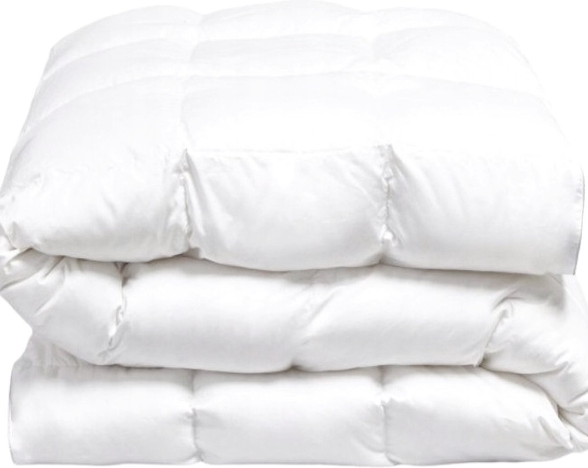 Dekbed 220x240cm Ganzendons 1300g Vulling – Lits-Jumeaux EXTRA LANG OnceDoce® ‘Aspeå’ Tweepersoons Luxe Dons Zomerdekbed - Wasbaar – Extra Luchtig en comfortabel
