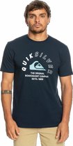 Quiksilver Mixed Signals Heren T-shirt Eqyzt07276-byj0 - Kleur Blauw - Maat M
