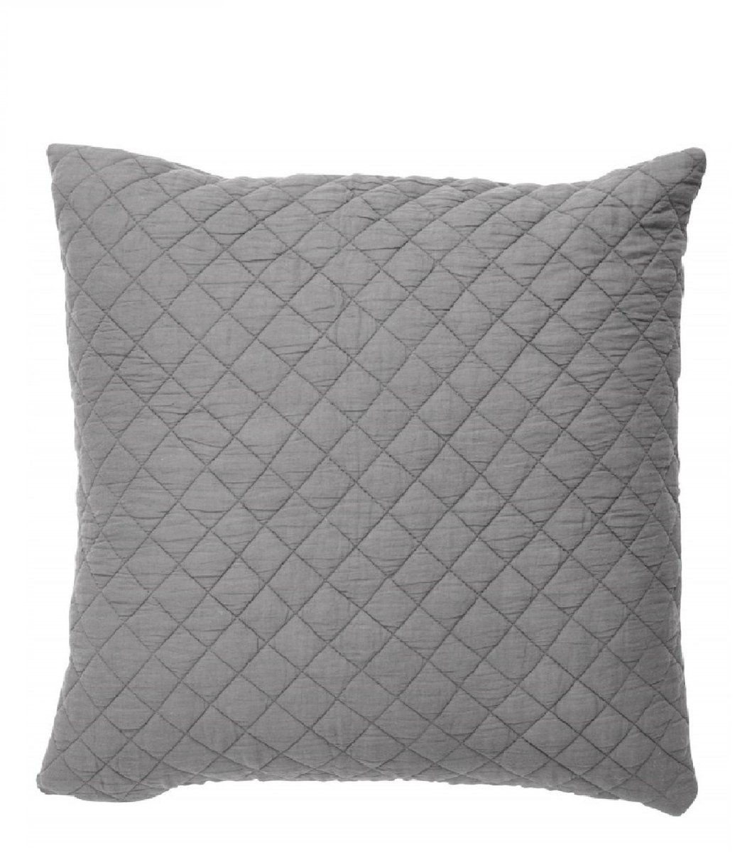 Sierkussen Hoes Vallby grijs 50 x 50 cm voorzien van rits