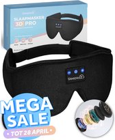 SleepiezZ® Slaapmasker 3D PRO - Bluetooth Speakers - Traagschuim - Oogmasker Slaap - 100% verduisterend - Voor mannen en vrouwen