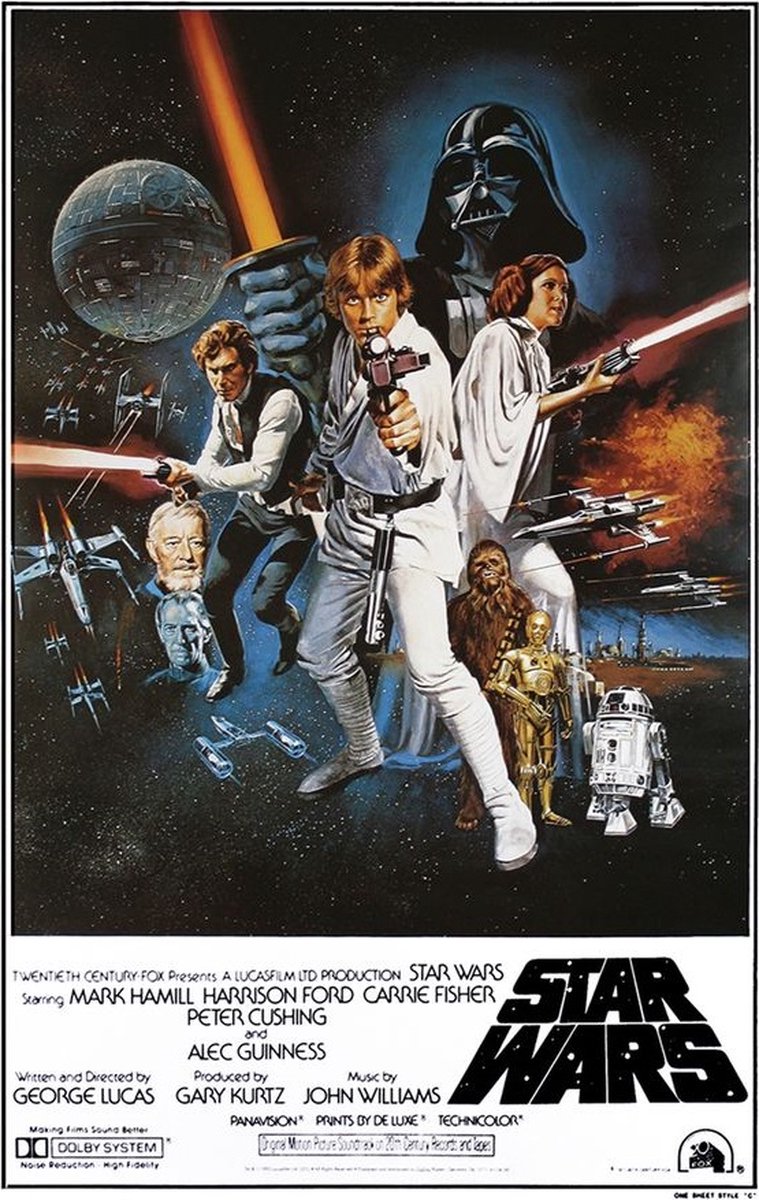 Poster Star Wars Classic La Guerra De Las Galaxiax 61x91,5cm