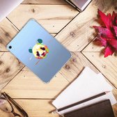 Hoes iPad (2022) 10.9 Tablet Backcover met foto Super als Sinterklaas Cadeautje Panda Color met transparant zijkanten