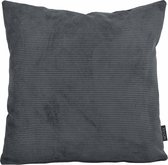 Sierkussen Scala Corduroy Grey Black | 45 x 45 cm | Polyester