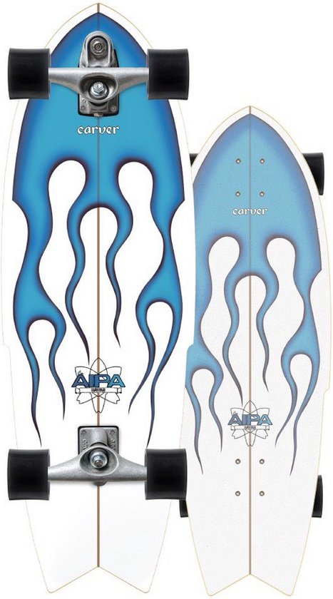 CARVER Aipa Sting C7 30.75´´ Surfskate - Blue / White - 9.875 Inches