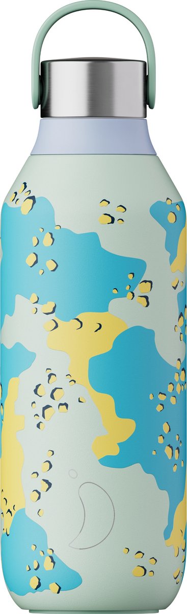 Chilly's Series 2 - Drinkfles - Thermosfles - 500ml - Camo Light Green
